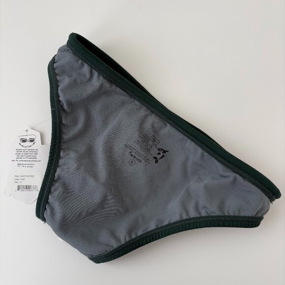 NEW Jolyn Andy Bikini Bottom Pine Dark Green Small Swim Athletic Surf Swimsuit - Picture 4 of 12